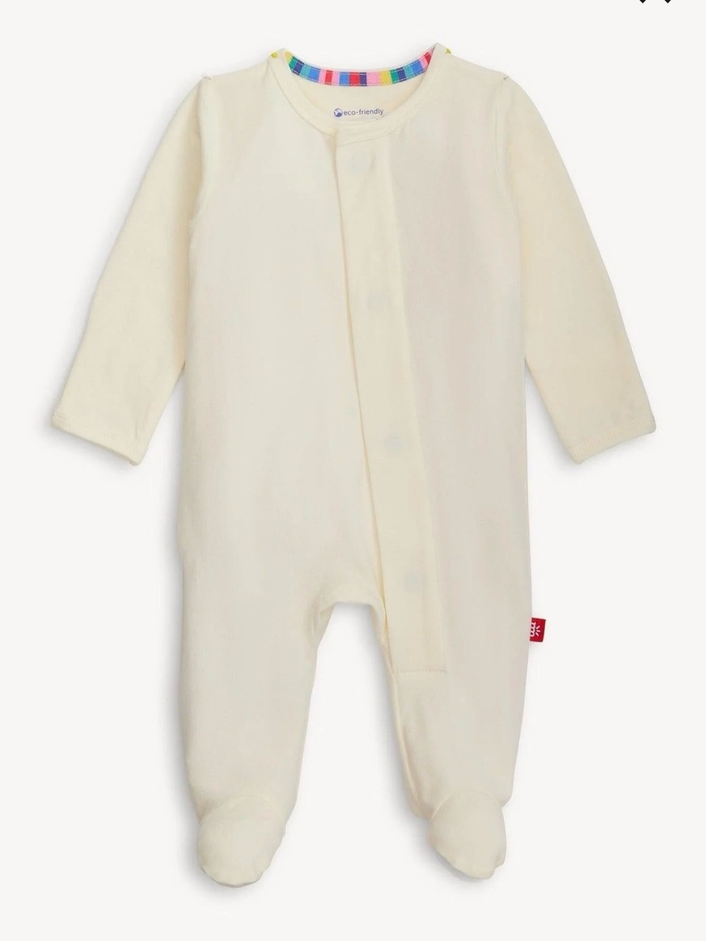 NWT Magnetic Me Cream Organic Cotton Footie
